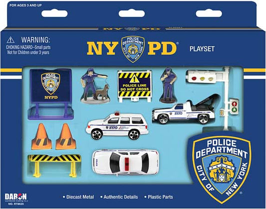 Nypd 12 Piece Playset