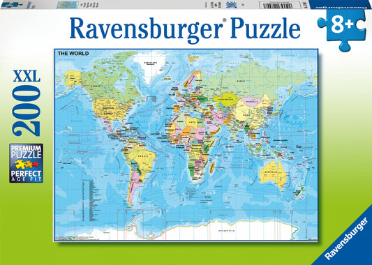 Map Of The World 200Pc Puzzle