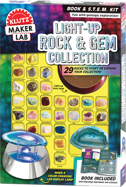 Klutz Light-Up Rock & Gem Collection